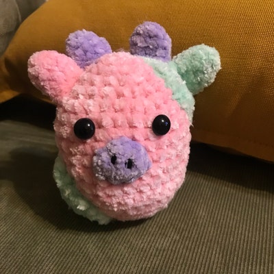 Pink and Purple Squishmallow Cow Crochet PATTERN PDF - Etsy