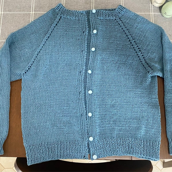 Basic Cardigan Knitting Pattern | 4 Patterns in 1 | Beginner / Easy ...