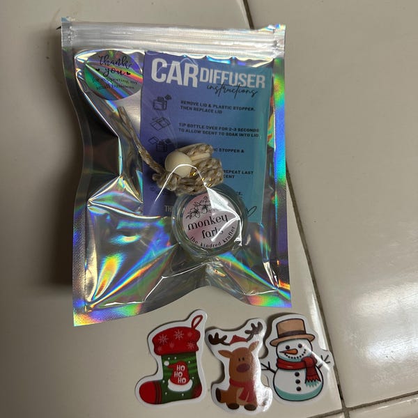 Picture of Funny Felt Car Air Freshener Gift for Any Occasion Car Felt Freshie ...