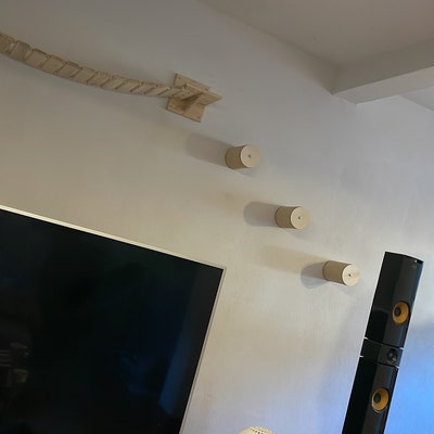 Kattenladder, kattentrap, gevlamd, kattentrede voor balkon, 1 m tot 6 m, met schroefhaken, outdoor, ladder (lengte: 1 m