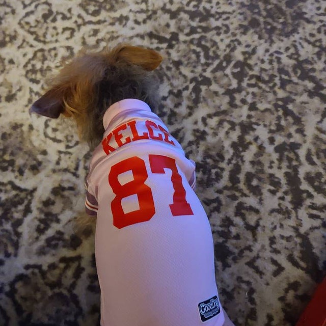 Kelce Chiefs Dog Shirt Kansas City Chiefs Personalized Stretch Pet