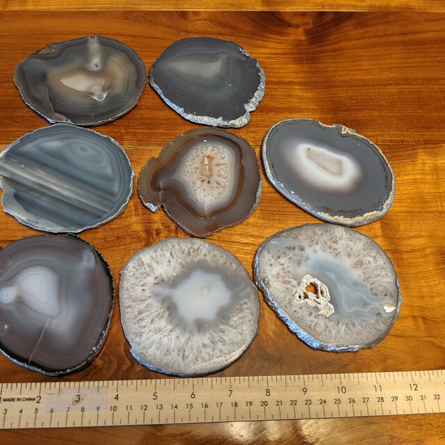 Agate home goods jewerly and wedding decor by 309DesignsCo on Etsy