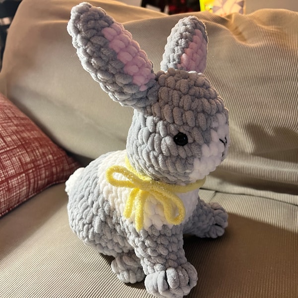 Sew Realistic Rabbitears Honey Bunny the Realistic Rabbit Crochet Pattern · Amigurumi Tutorial ...