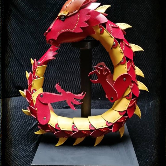 PDF Pattern Leather Articulated Dragon - Etsy