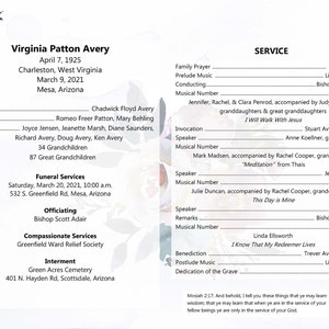 Avery Templates For Funeral Programs Avery Templates For Funeral Programs