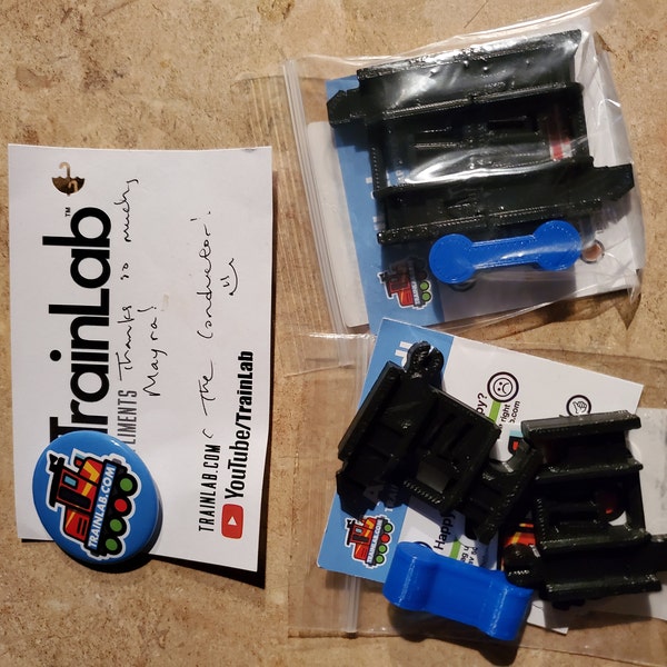 TrainLab Adapter Für Trackmaster & Plarail – 2 Stück, Kompatibel Ab 2014, USA-made
