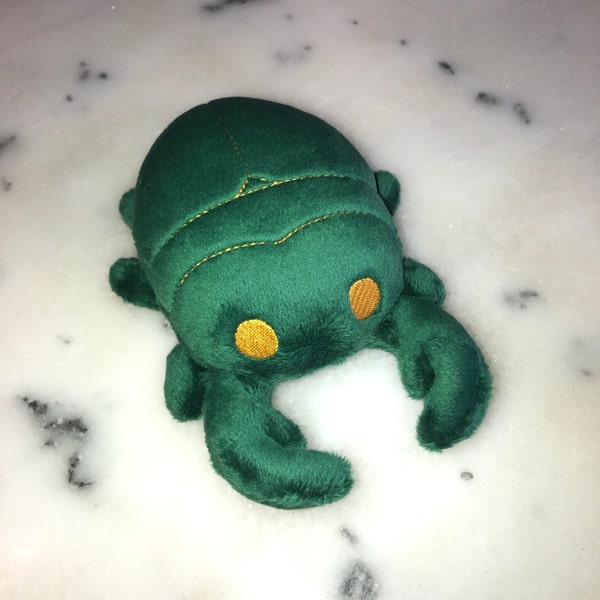Stag Beetle Plush – Handmade Minky Bug Plushie, Colorful Coleoptera ...