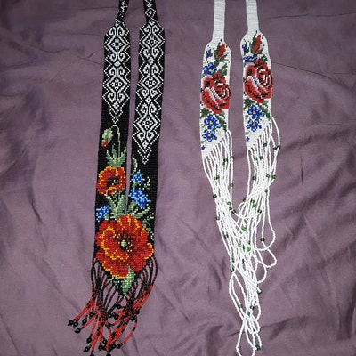Multicolor - Handmade Beadwork Earrings