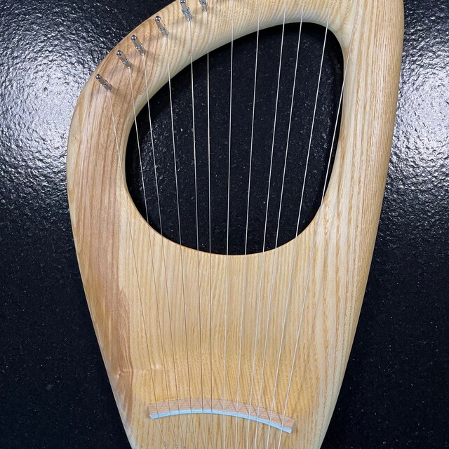 Lyre (harp), 12 String Diatonic Lyre Musical Instrument, Ash