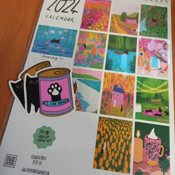 2025 Cat Calendar - Etsy