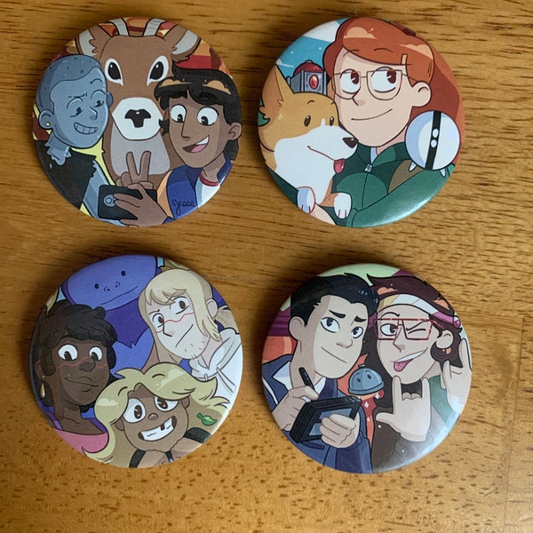 Infinity Train 1.25 Inch Button Set Books 1 ~ 4 - Etsy
