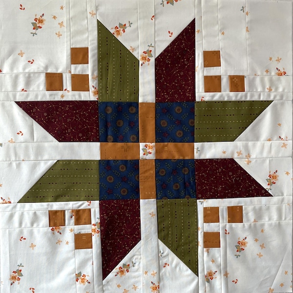 Plaidberry Quilt Block Pattern | Christmas Wall Hanging (PDF Pattern ...