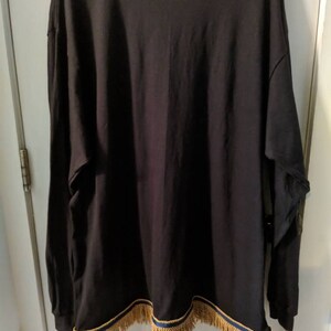 Black Shirt with Fringes perfect for Hebrew Israelites | Etsy