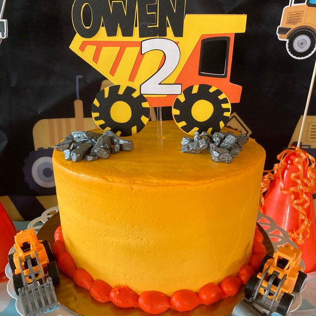 Construction Cake Topper Construction First Birthday Decor Construction  Theme 1st Birthday Party Construction Cake Topper Boy Cake Smash Let's  Par-tee Under Construction Digger Excavator Party Truck Bulldozer Party –  FUNSTARCRAFT