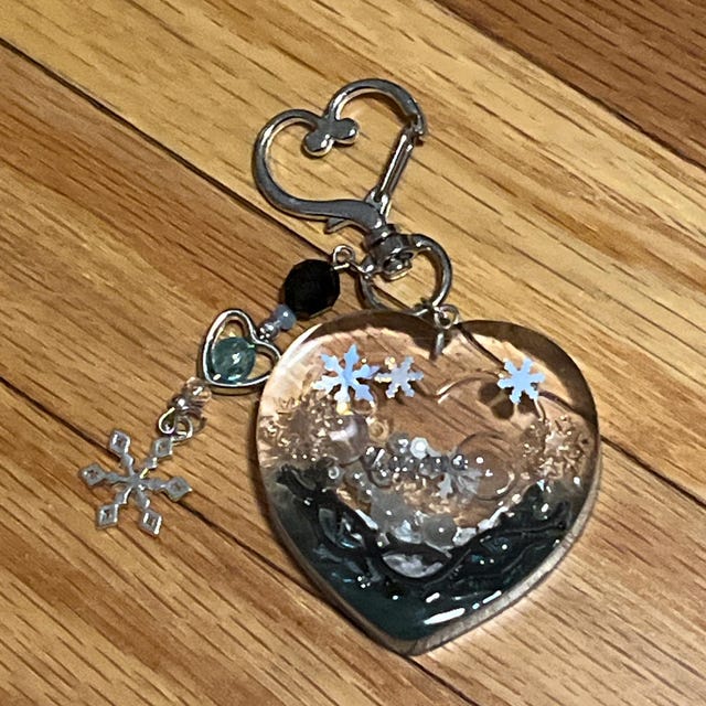 Love and Deepspace Resin Shaker Keychain | Sylus Rafayel Zayne