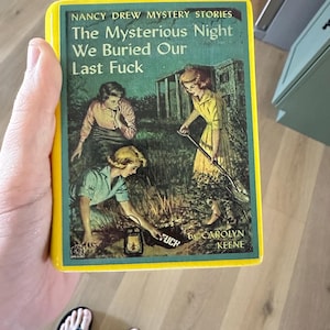 Nancy Drew Parody, Book Vase, Pencil Holder, Planter, Book Vase, Mature Language, Novelty Gift - Etsy