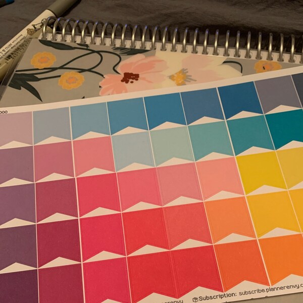 Blank Flag Planner Stickers to Be Used With Erin Condren Lifeplanner ...