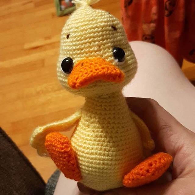 かぎ針編みのパターン - アヒルの子、あみぐるみ (ENG、FR、PT、RUS
