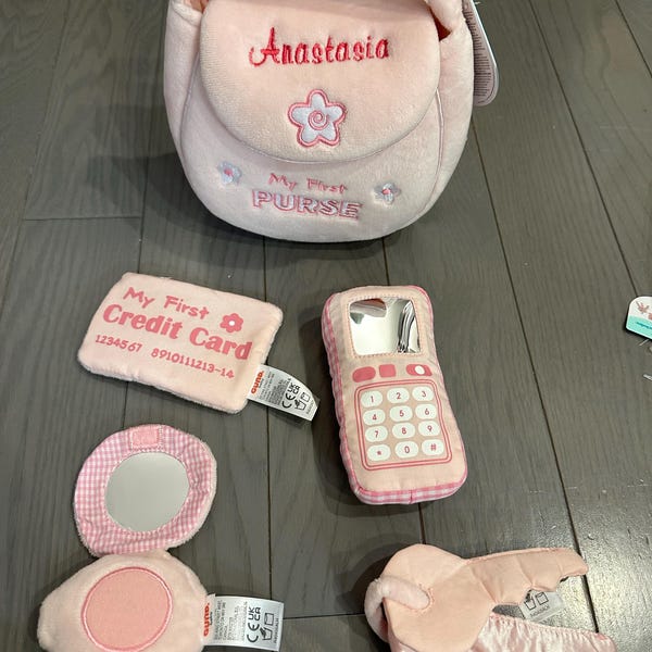Embroidered My First Mini Purse by Baby Gund®, Personalized Kids