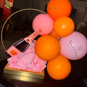 Veuve Clicquot Pink Balloons x 10 XL Size