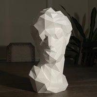 DIY 3D Human Skull Paper Model, Skull Paper 3D, Low Poly Human Skull ...