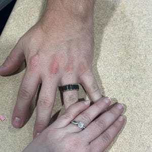 Maria added a photo of their purchase