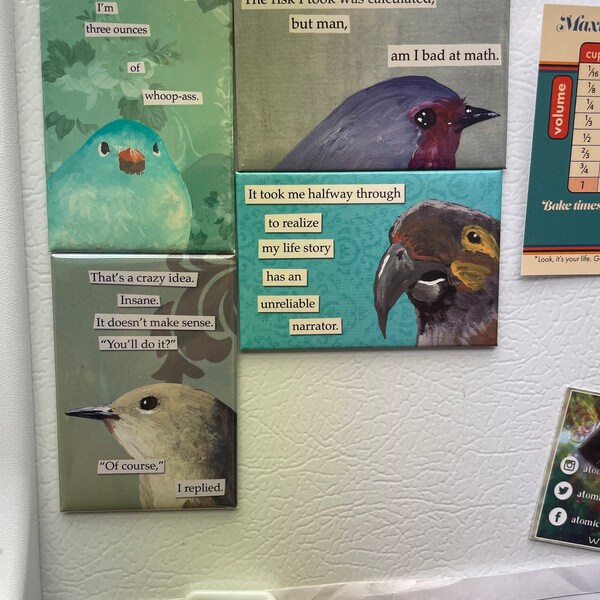 The Risk I Took Magnet - Bird - Math - Humor - Animal - Nature - Gift ...