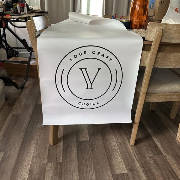 Custom Table Runner With Business Logo, Custom Table Runner for Events ...
