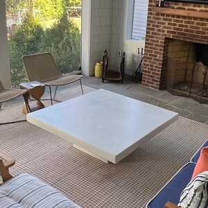 Concrete square コンクリートテーブル Concrete Coffee Table square