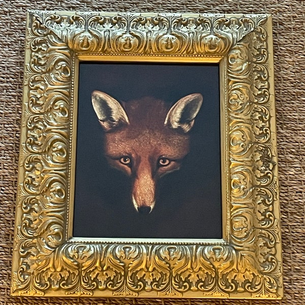 Huntsman Fox The Huntsman, Vintage Portrait Painting, British Fox Hunting Prints ...