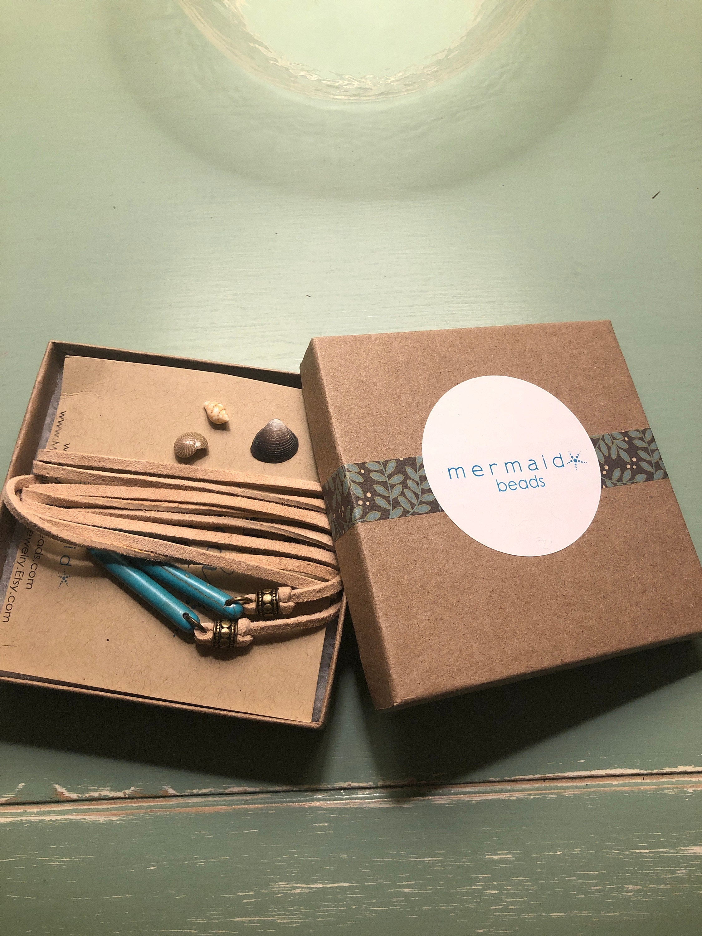 TURQUOISE LEATHER CHOKER necklace | coastal cowgirl western jewelry | boho lariat y necklace | vegan leather | adjustable wrap | NELE2AC