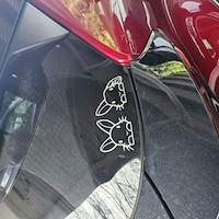 Lop Bunny Sticker Peeking Cute Rabbit Laptop Decal / Car Decal / Phone ...