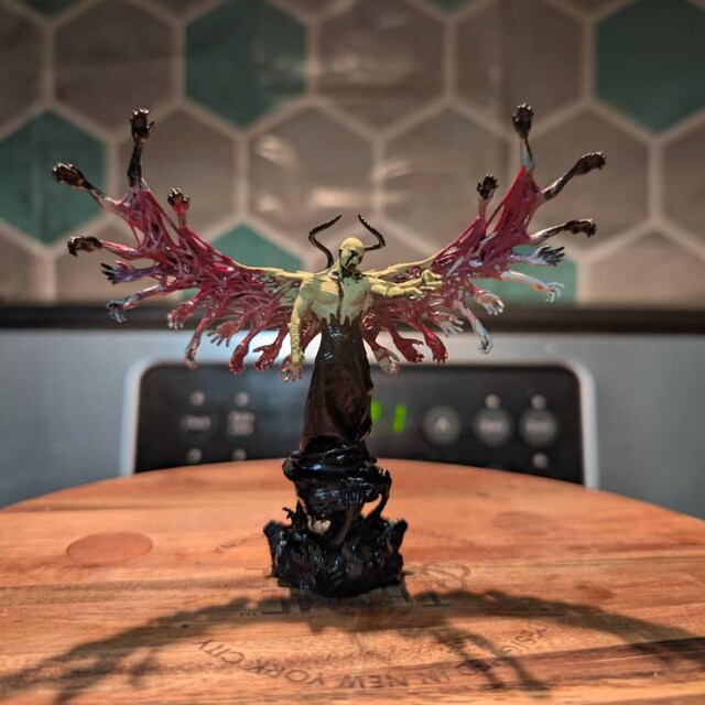 Ancient Shadow Archangel Miniature | Fallen Angel | 5 Sizes Resin