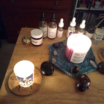 Triple Goddess Ritual Candle Large - Etsy