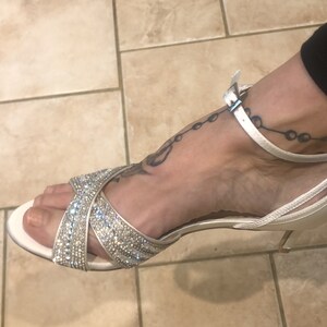 wide fit bridal shoes block heel