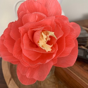 Downloadable Crepe Paper Rose Template/pdf Printable Download/diy Paper ...