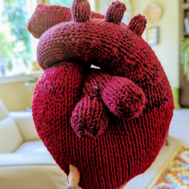 I Give You My Heart - Pillow Knitting Pattern - Etsy