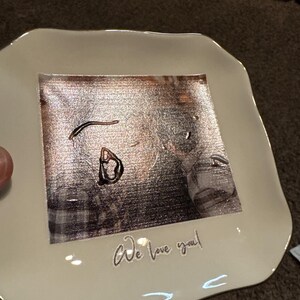 Blake added a photo of their purchase