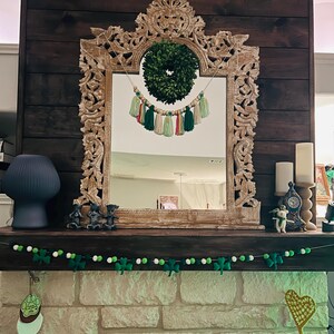 Red, Pink, White & Blue Ombré Fourth of July Tassel Garland/Independence Day/Pink Patriotic Decor/Fourth of July Garland