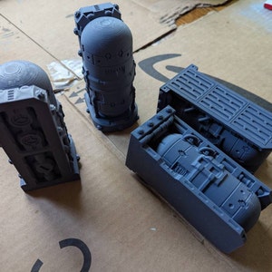 Storage Tanks - Legion, Necromunda, Fallout Wasteland, Sci-fi Terrain ...
