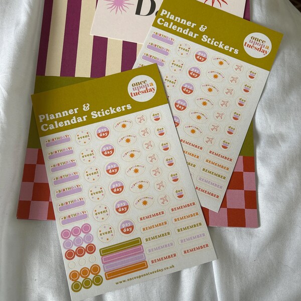 Planner & Calendar Stickers | Journal Stickers | Everyday Stickers ...