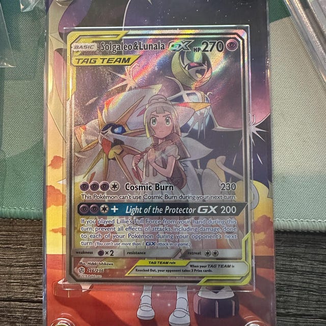 Solgaleo & Lunala GX 216/236 - Pokémon Extended Artwork Display