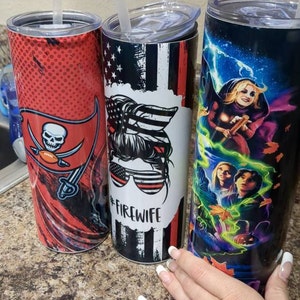 Laser Engraved Halloween Bats Tumbler – Spooky Bat Design Stainless Steel Cup – Halloween Gift