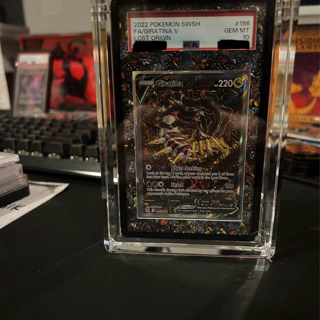 ギラティナV 別バージョンカスタムポケモングレードカードディスプレイ