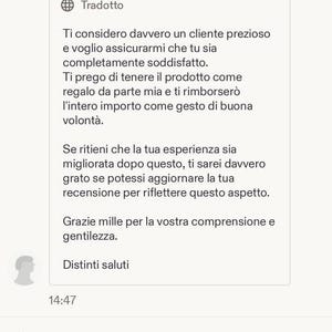 Alessandro lade till en bild av sitt köp