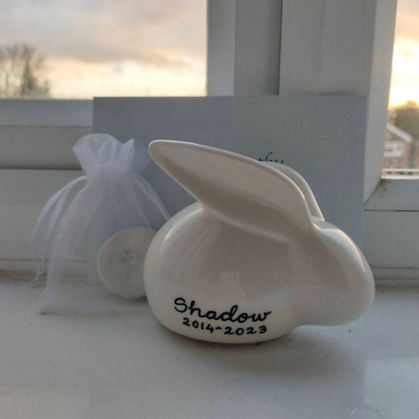 Rabbit Urn Bunny Ashes Casket - Etsy