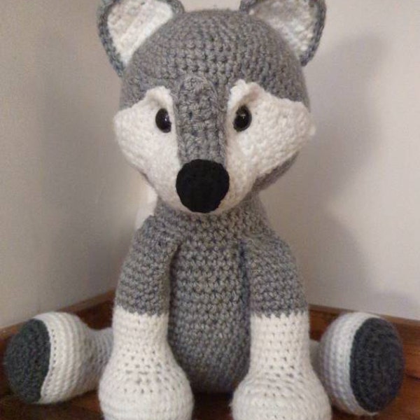Crochet Wolf PATTERN Amigurumi Wolf Pattern Crochet Wolf Pdf Tutorial ...