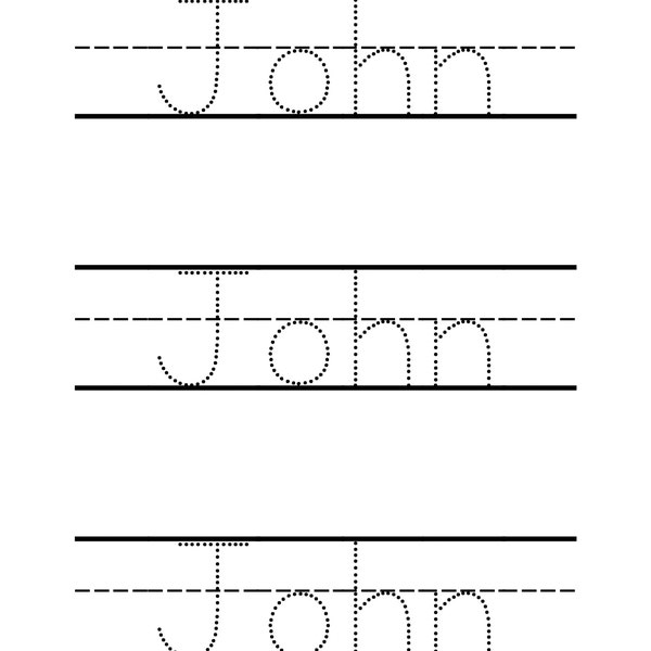 Shapes Tracing Sheet Etsy