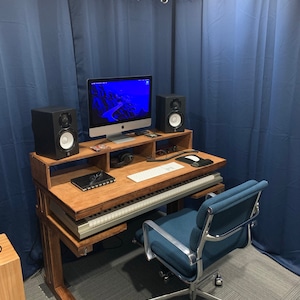 Solid Maple Studio Desk With Piano Drawer - Etsy