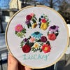 PDF Pattern - Simple Floral Monogram Hand Embroidery Patterns, Floral ...